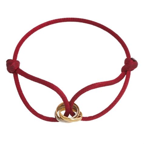 cartier silk bracelet|trinity bracelet cartier red.